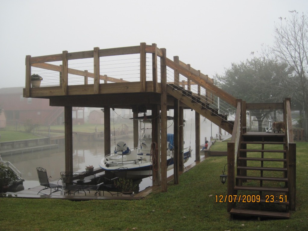 Boat Houses, Sun Decks, and Slip Covers » Waterfront Build and Repair 